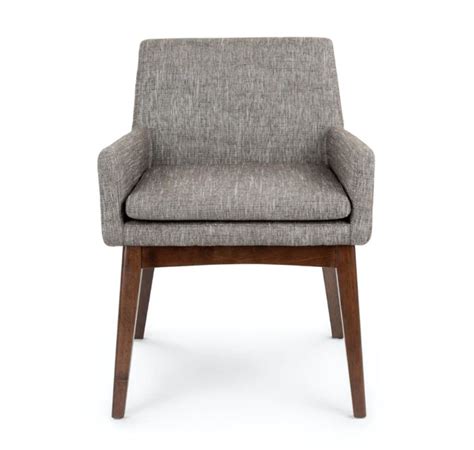 chanel volcanic gray dining armchair|Chanel Walnut & Volcanic Grey Fabric Dining Armchair .